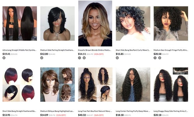 Dresslily cheap wigs