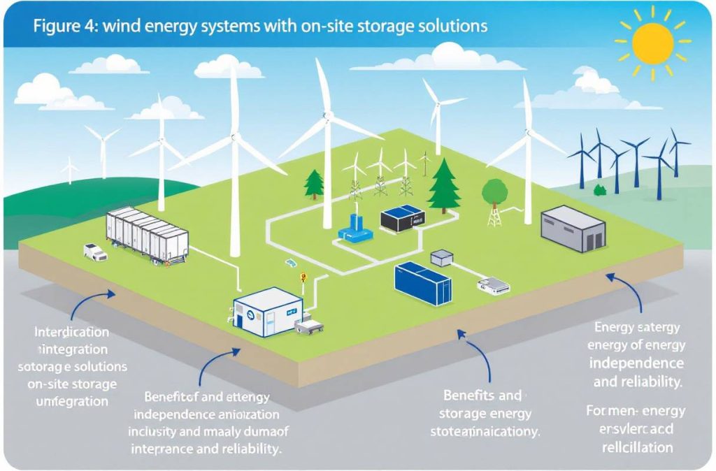 On-Site Wind Energy Generation and Storage