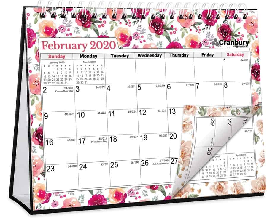 Mini Table Calendar, Affordable Cool Office Supplies