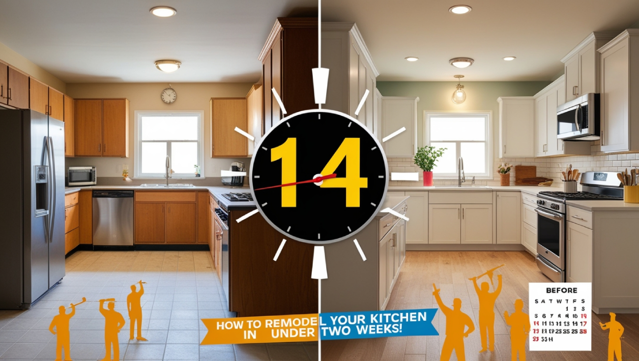 How to Remodel Your Kitchen in Under Two Weeks