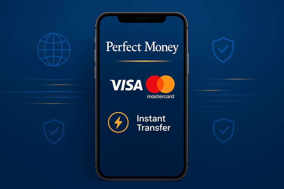 Buy Perfect Money by Visa and MasterCard card