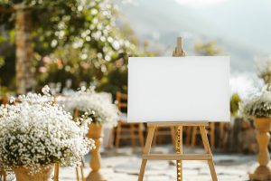 Romantic Accents with Custom Name Signs for Your Wedding