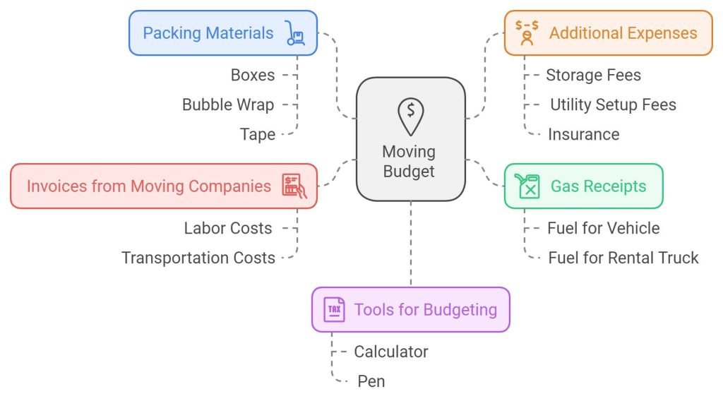 Moving Costs and Budget for Navigate Long-Distance Moving