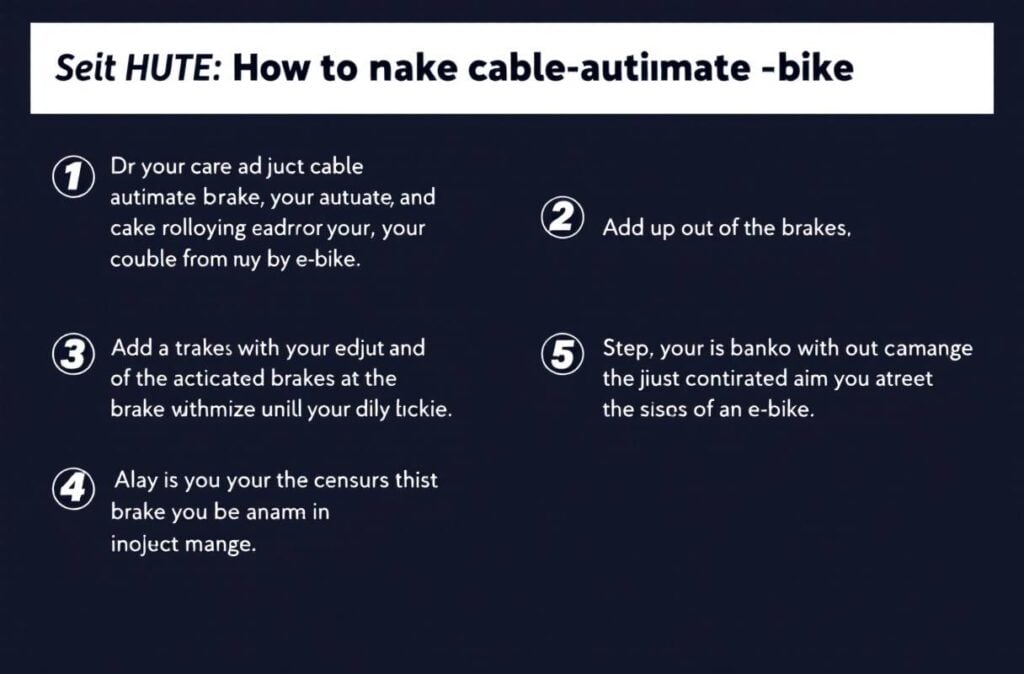 Adjusting Cable-Actuated Brakes