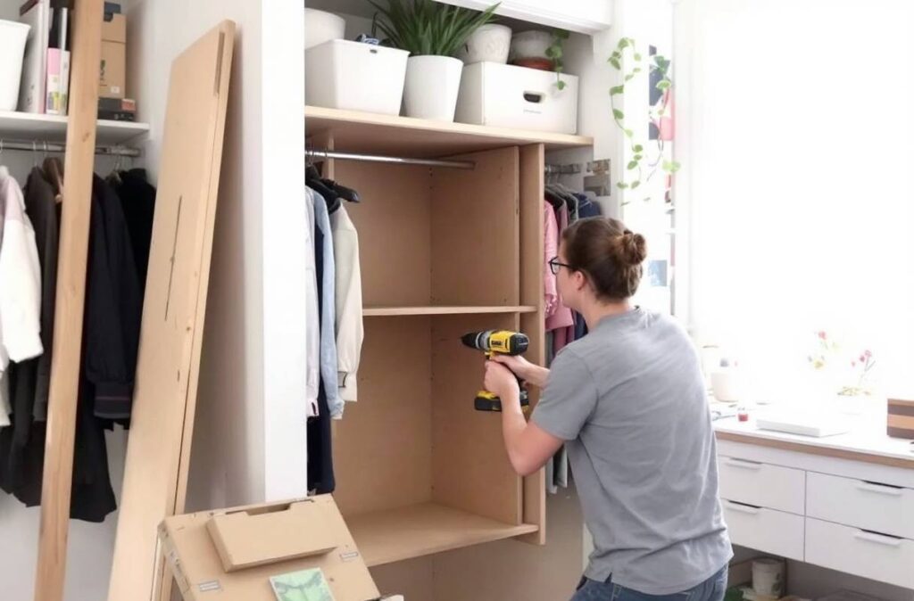 Building DIY Corner Shelves
