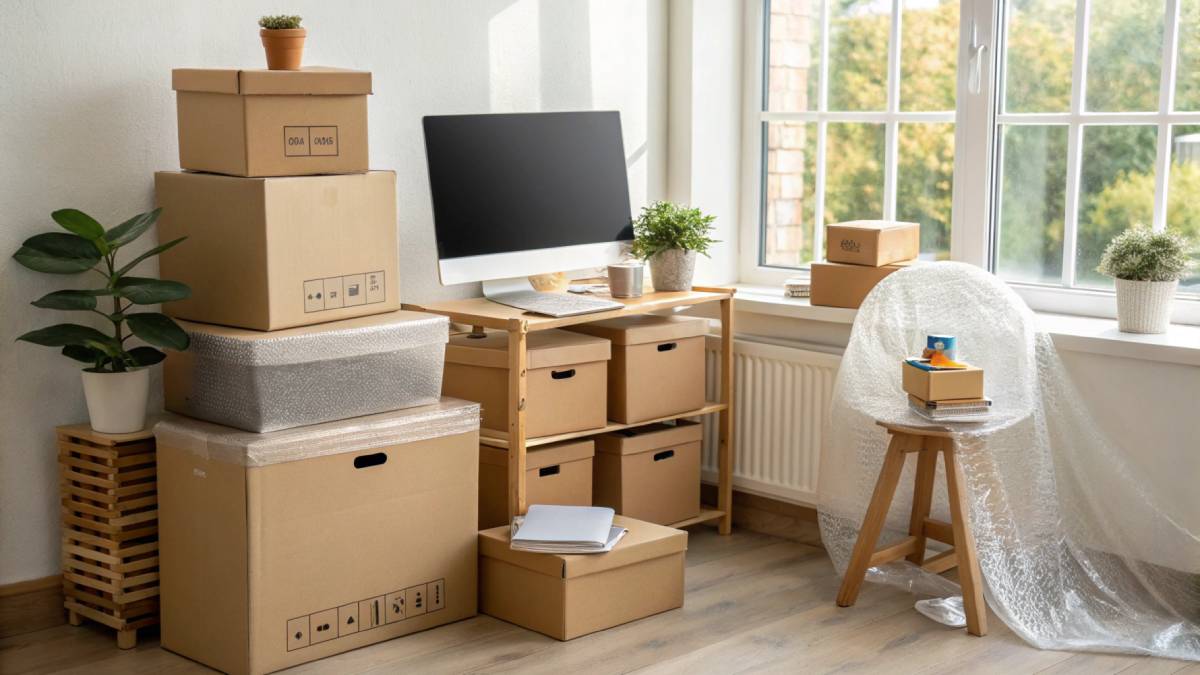 Moving Home Office Equipment