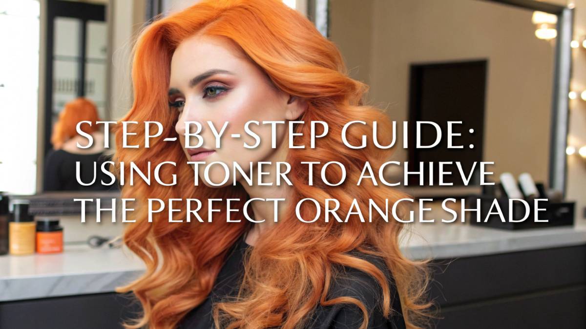 Using Toner to Achieve the Perfect Orange Shade