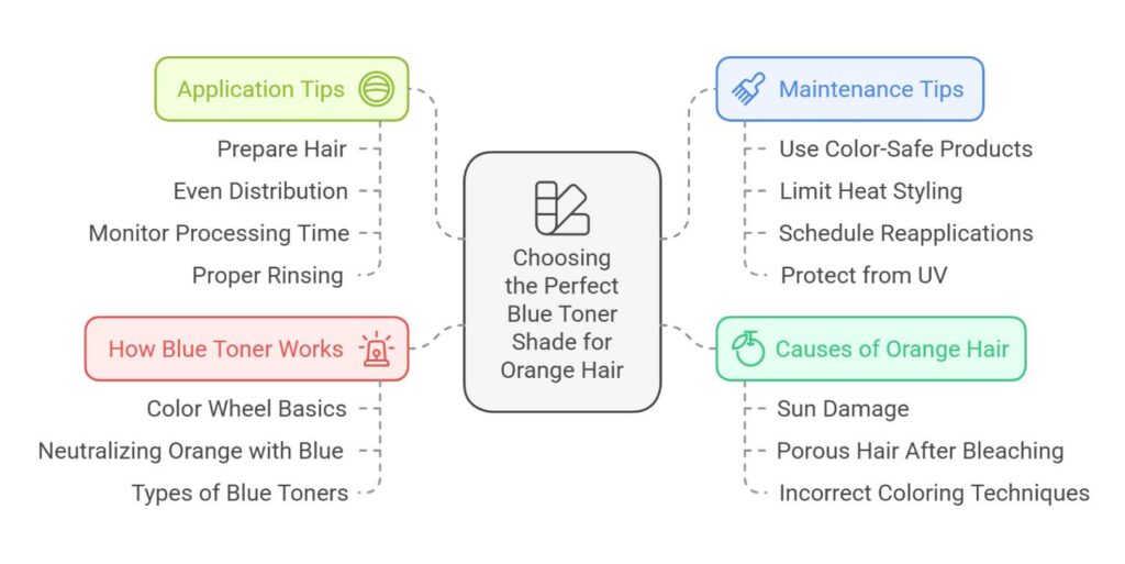 Choosing the Perfect Blue Toner Shade for Orange Hair
