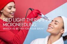 Red Light Therapy vs Microneedling