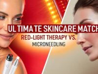 The Ultimate Skincare Match: Red Light Therapy vs. Microneedling Face-Off