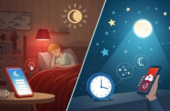 Analyzing Red Light vs Blue Light for Sleep Health
