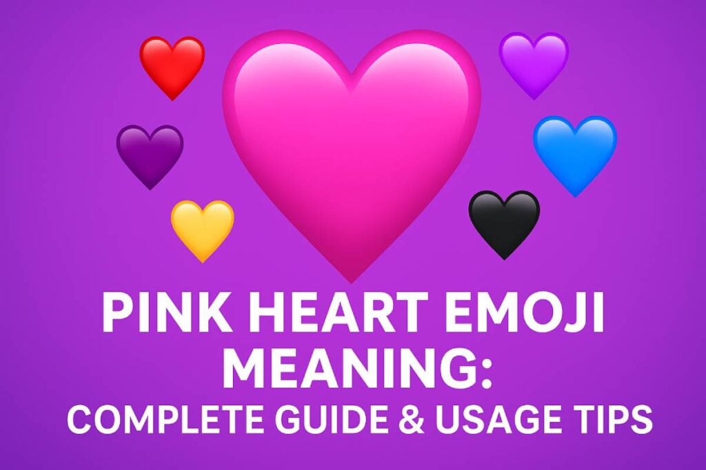 🩷 Pink Heart Emoji Meaning: Complete Guide & Usage Tips
