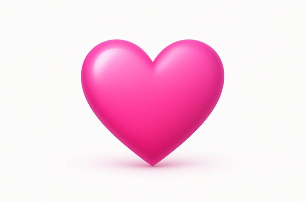 Pink heart Real-World Examples