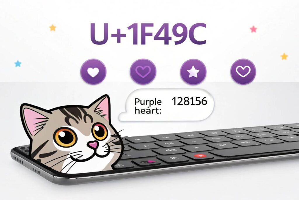 Purple Heart Emoji codepoint