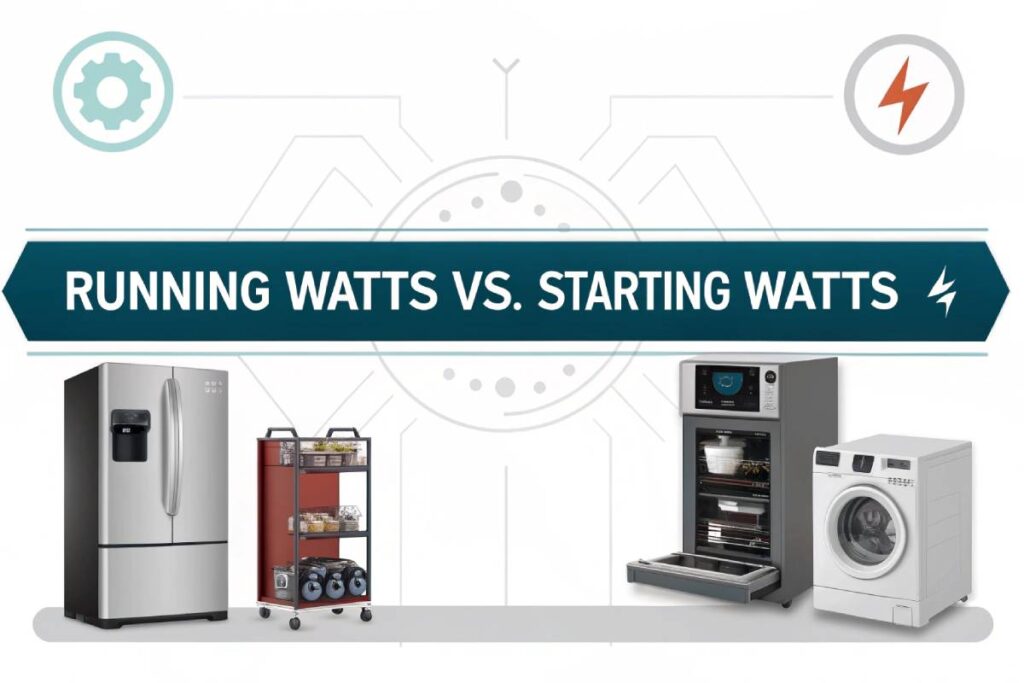 Running vs. Starting Wattsو Key Generator Power Metrics
