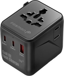 Comparing Fosmon & MACRAE: Which Travel Adapter Wins?