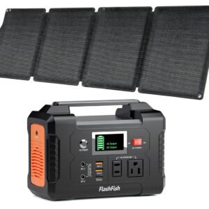 Portable Power Station with Solar Panel