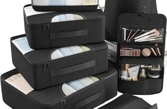 Veken 8 Set Packing Cubes: YOUR Must-Have Travel Companion!