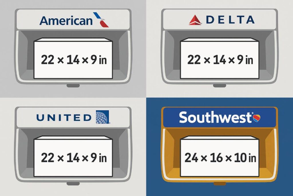Compare Airline Carry-On Size Limits