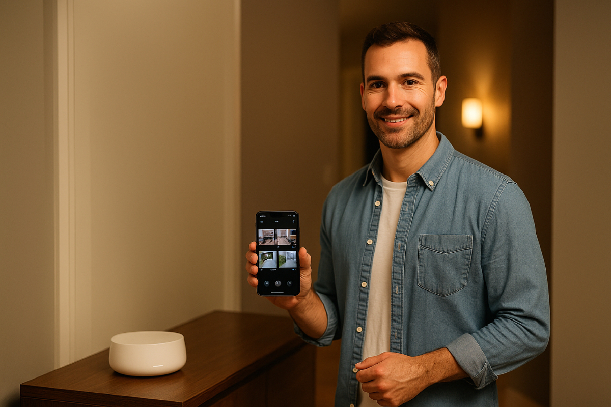 DIY security app setup