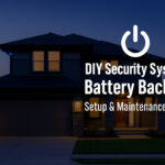 DIY security battery backup
