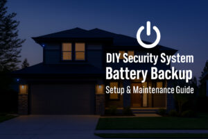 DIY security battery backup