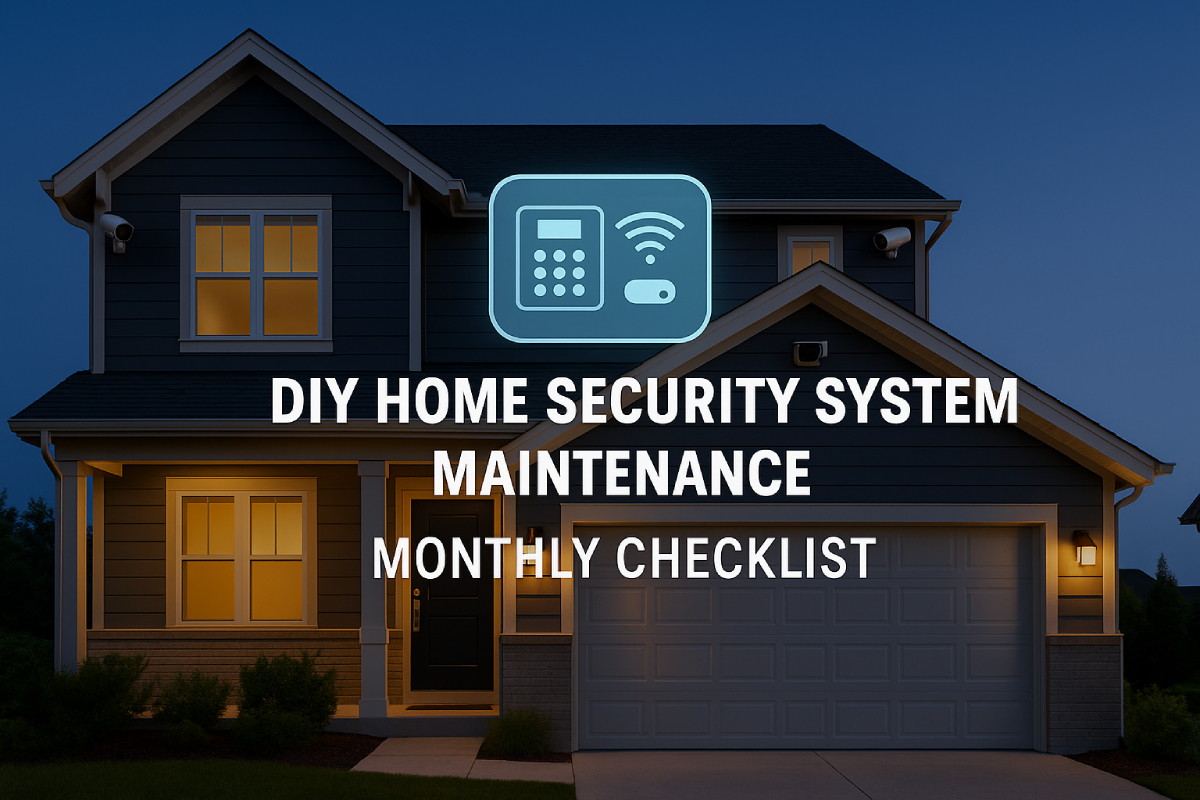 DIY security system maintenance