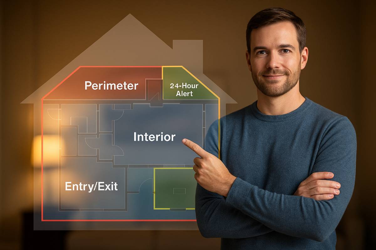 DIY security zones setup