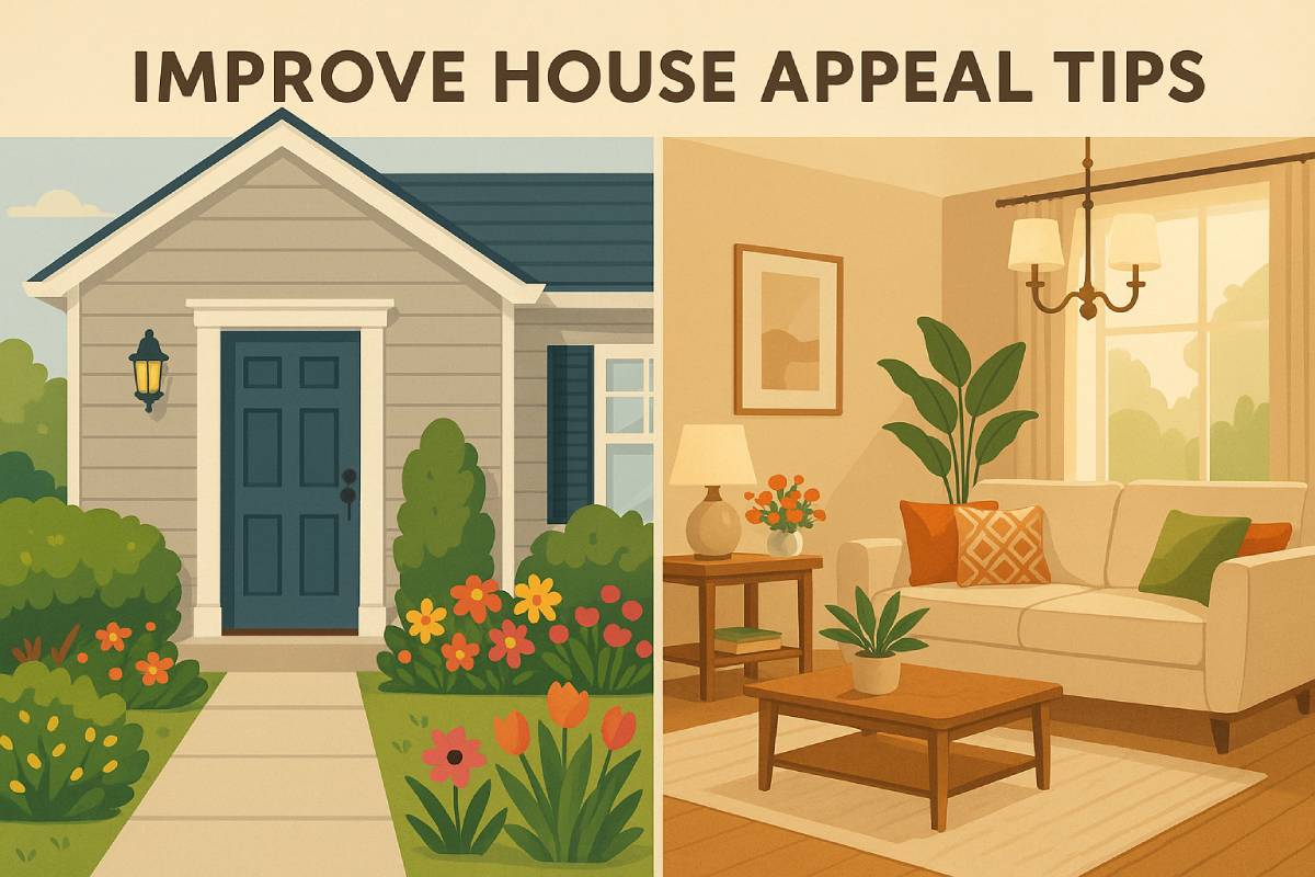 Improve House Appeal Tips: Boost Your Home’s Charm Inside and Out