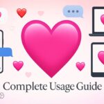 Light Pink Heart Emoji Meaning & How to Use It Perfectly