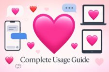 Light Pink Heart Emoji Meaning & How to Use It Perfectly