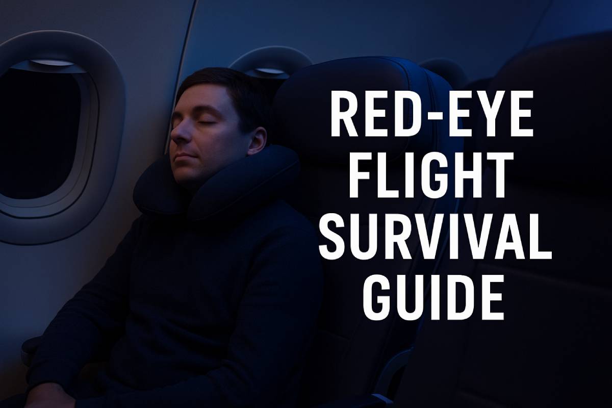 Red Eye Flight Survival Guide: Stay Comfortable All Night