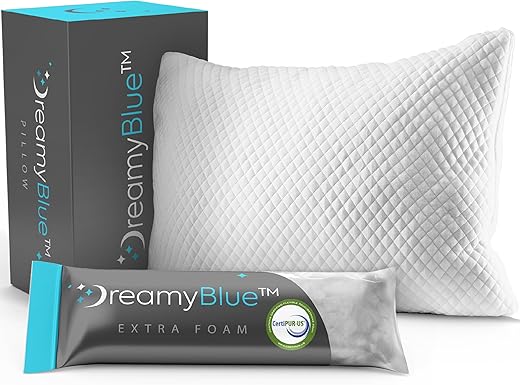 DreamyBlue Signature Pillow: Your Key to Ultimate Sleep Comfort!
