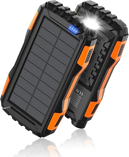Power-Bank-Solar-Charger: The Ultimate Outdoor Power Solution!