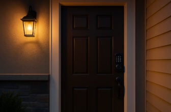smart door lock installation