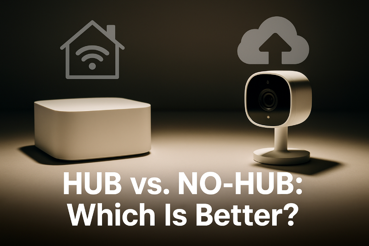 smart security hub vs no hub