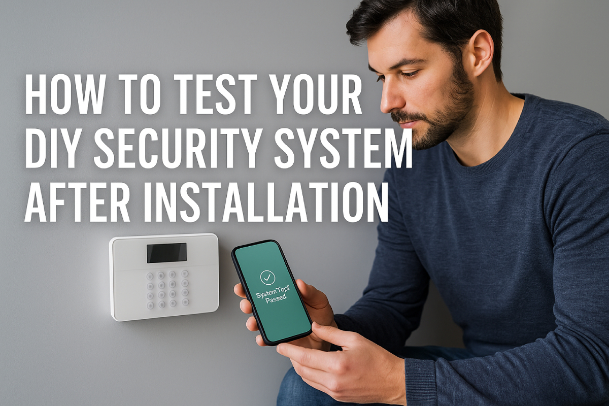 test DIY security system