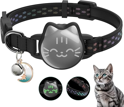 Waterproof Airtag Cat Collar: The Ultimate Safety Gear for Adventurous Cats!