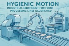 Hygienic Motion: Industrial Equipment for Food‑Processing Lines Illustrated