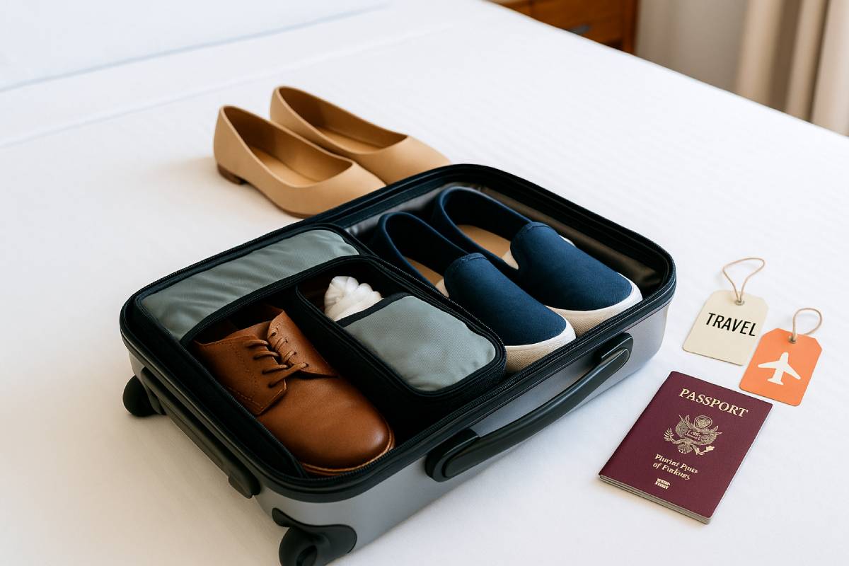 How to Pack Shoes Without Taking Up Too Much Space