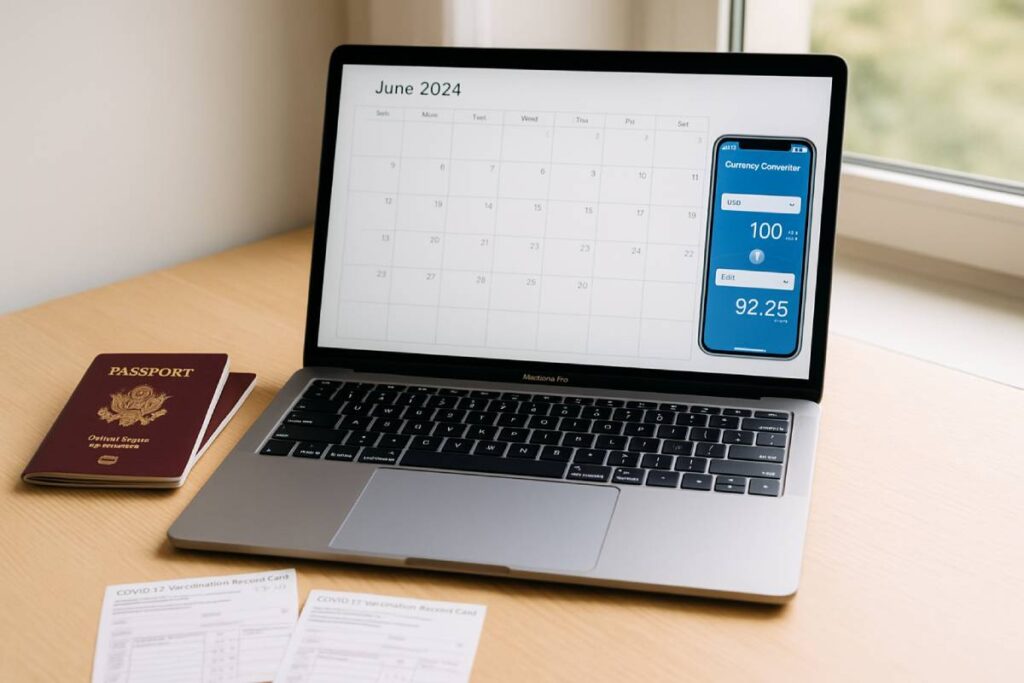 Pre-Trip Preparation Timeline