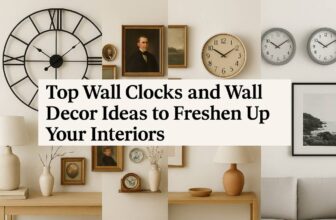 Top Wall Clocks and Wall Decor Ideas to Freshen Up Your Interiors