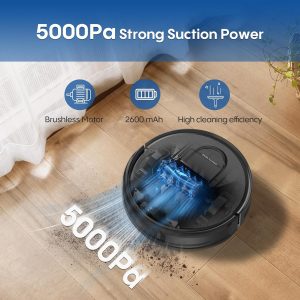 5000Pa LiDAR Robot Vacuum-Mop — Smart & Pet-Friendly