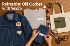 Refreshing Old Clothes with Velcro