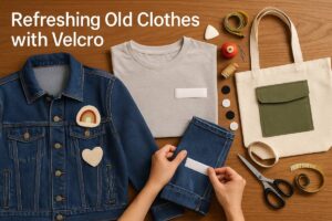 Refreshing Old Clothes with Velcro