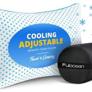 Cooling Shredded Memory Foam Pillow — Travel Essential