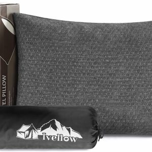 Ivellow Compressible Travel Pillow Review — Compact, Firm & Supportive