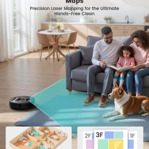 Lefant LiDAR Robot Vacuum & Mop — Smart, Pet-Friendly Cleaning