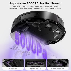 MONSGA 5000Pa Robot Vacuum & Mop (3.5L Self‑Empty) — Review