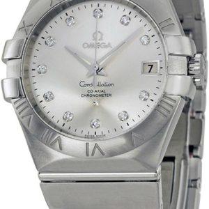 Omega Constellation Automatic Diamond Dial Unisex Watch 123.10.35.20.52.001 review: Swiss made elegance for daily wear